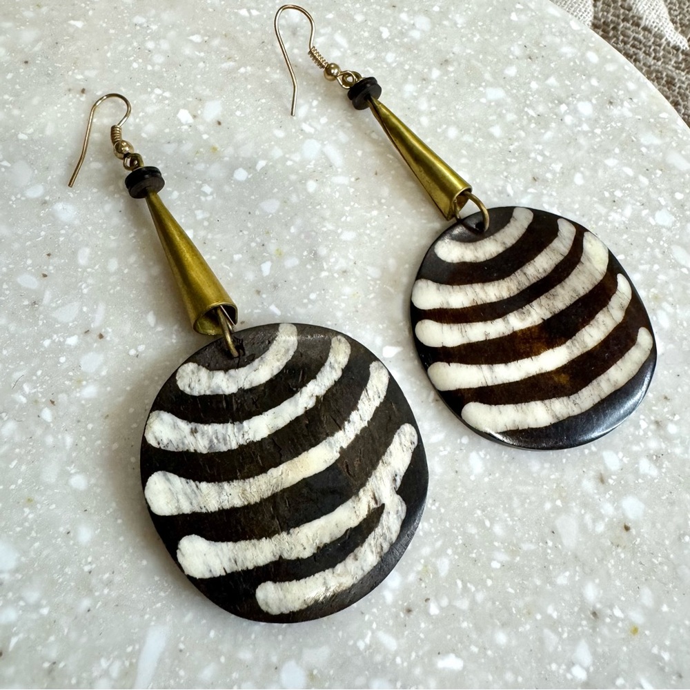 3/$20 Handcrafted African Earrings |Boho Statement Jewelry Gift Ready